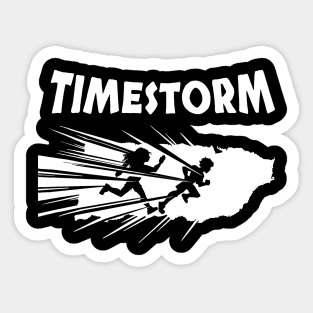 Timestorm Island Black Sticker